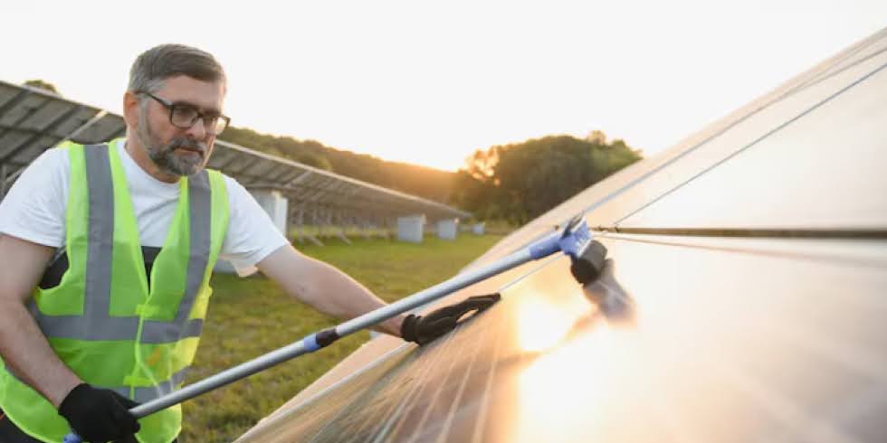 A manutenção de placas solares é mais simples do que parece


