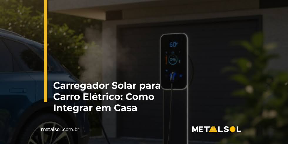 You are currently viewing Carregador Solar para Carro Elétrico: Como Integrar em Casa