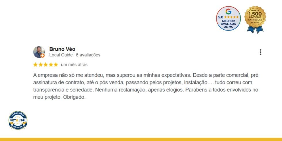 Metalsol Empresa de Energia Solar Fotovoltaica em Belo Horizonte - MG