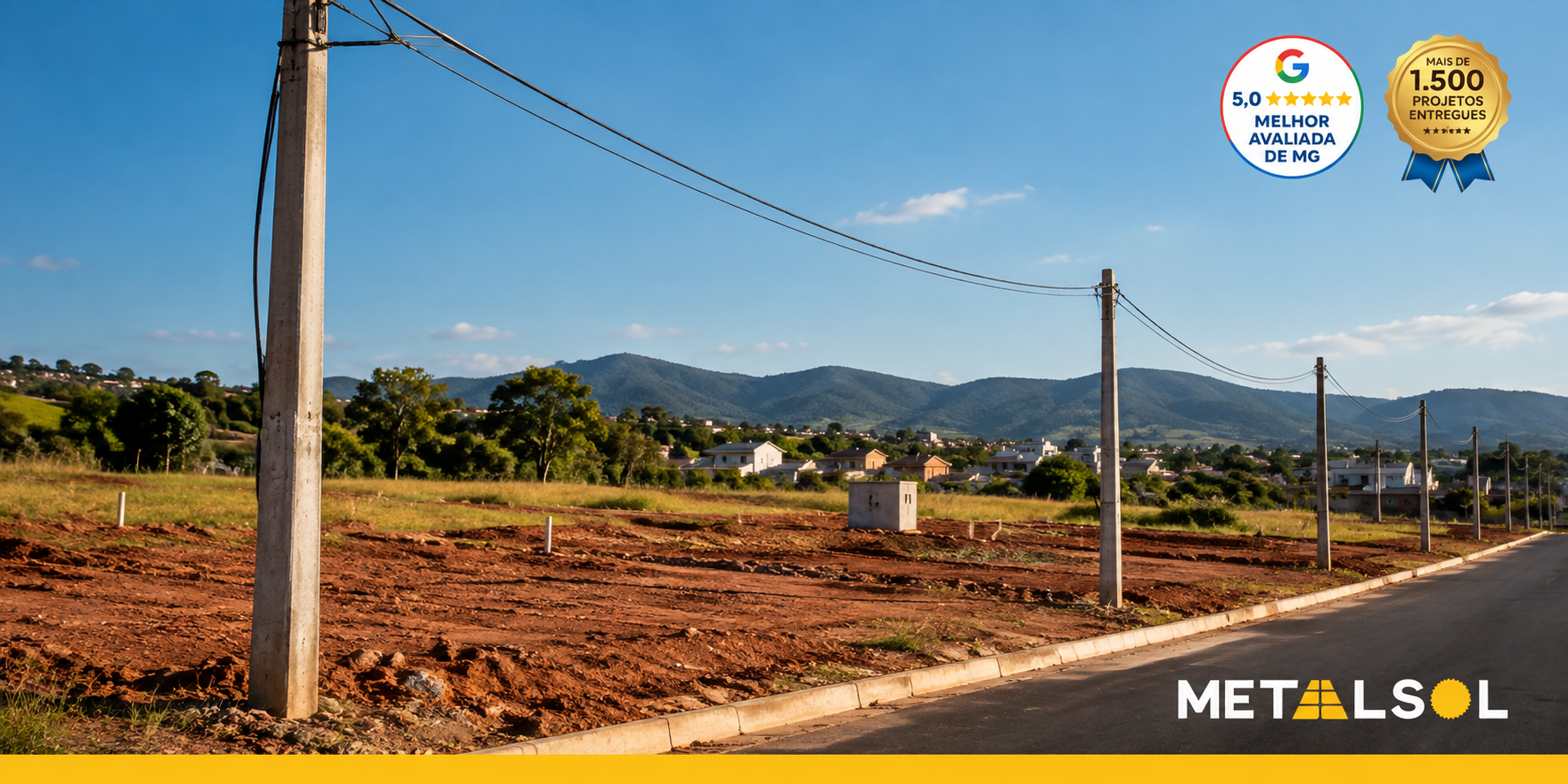Metalsol Empresa de Energia Solar Fotovoltaica em Belo Horizonte - MG Terreno Sem Energia: Quem Paga pela Ligação Elétrica?